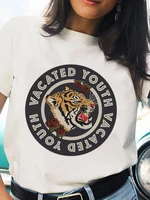 new lovely tiger women t shirt clothes cartoon clothing fashion short sleeve print tshirt female tops graphic tee t shirt 2022