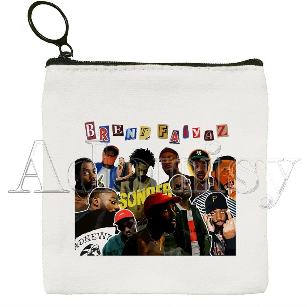 

Brent Faiyaz Key Coin Purse Wallet for Teenager Cartoon Cute Credit Card Bag