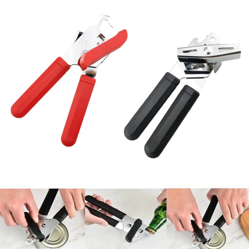 

Открывалка для банок из нержавеющей стали Профессиональный Эргономичный ручной консервный нож высокого качества кухонные инструменты