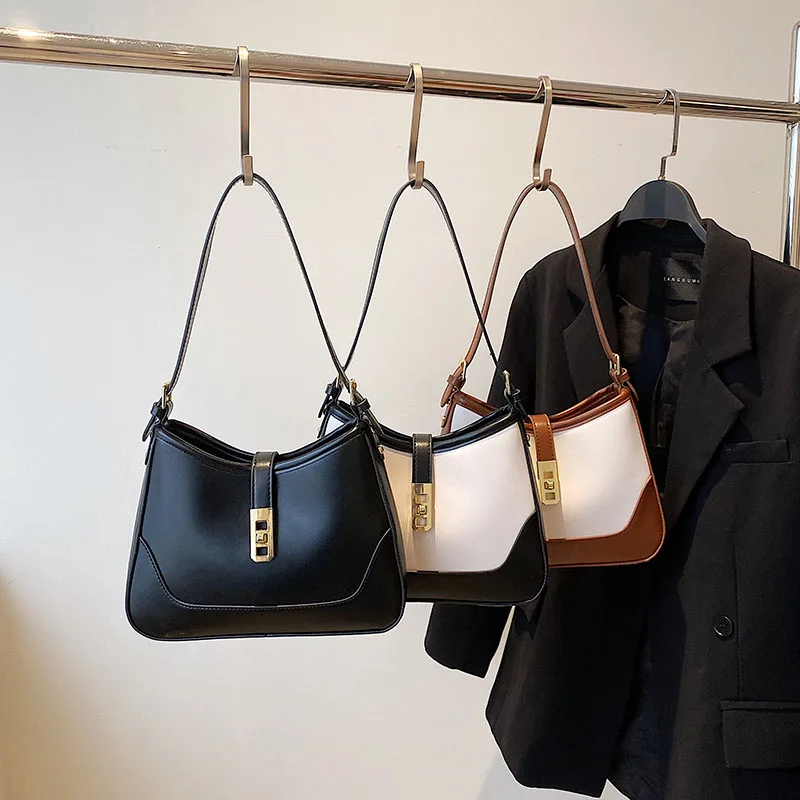 New Trend Saddle Shoulder Side Bags 2023 Summer Designer Trend Crossbody Bag Small PU Leather Fashion Handbags and Purses Solid