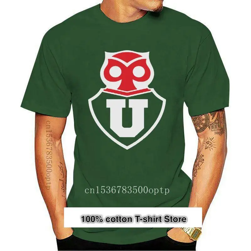 

Camiseta De fútbol De La Universidad De Chile para hombres, camisa clásica De algodón, cuello redondo, manga corta, nueva