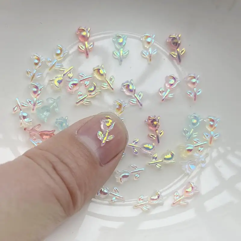 100 шт. микс новых симпатичных мини 10 мм * 5 блестящих фотоэлементов из смолы