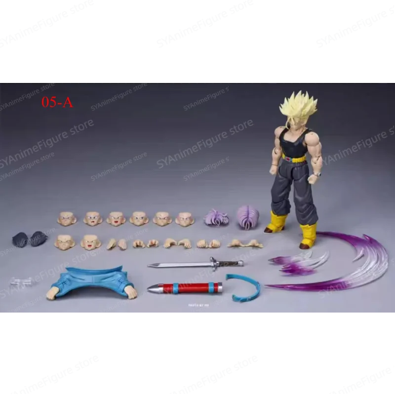 Фото В наличии: Коллекционные фигурки Tonsenarttoys Kamione Dragon Ball Z Trunks SHF 05A 05B, модель игрушки, подарок №2