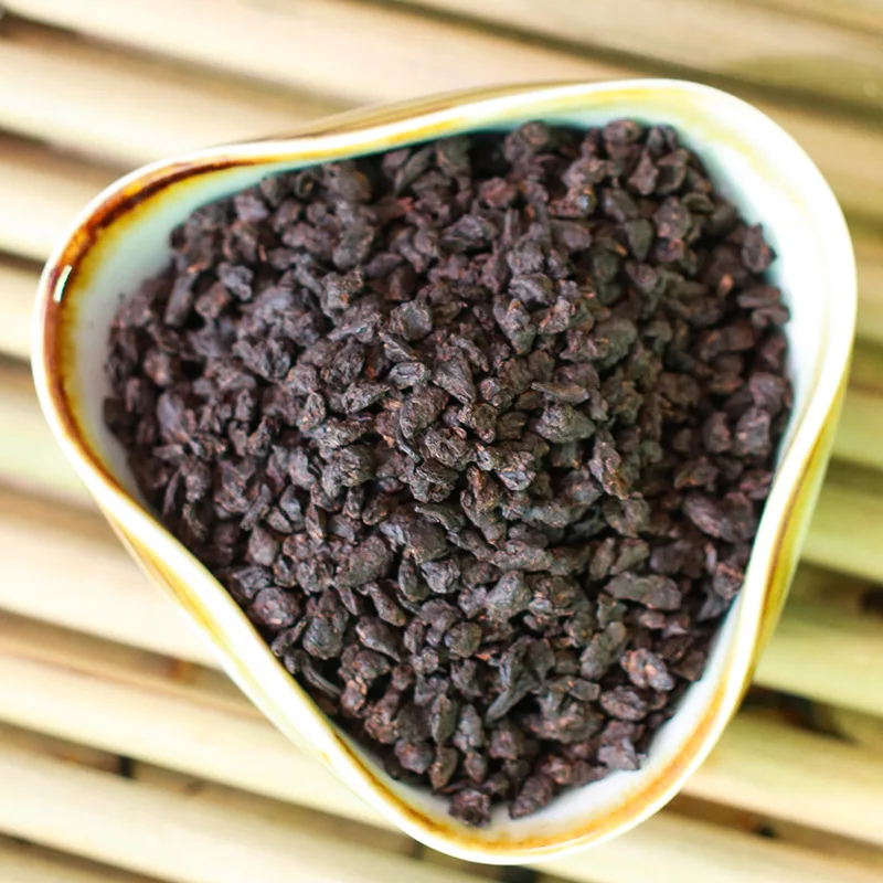 

6A China Yunnan Ripe Pu-erh Tea Classic Glutinous Rice Cha Hua Shi Cooked Tea Loose Tea For Clear Fire Detoxification Health Car