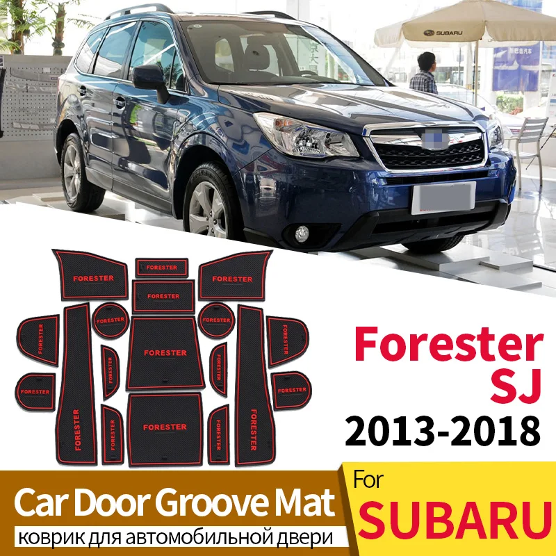 Door Slot Gasket For Subaru Forester SJ 2013-2018 PVC Latex Scratch-resistant And Wear-resistant Interior Decorative Accessories