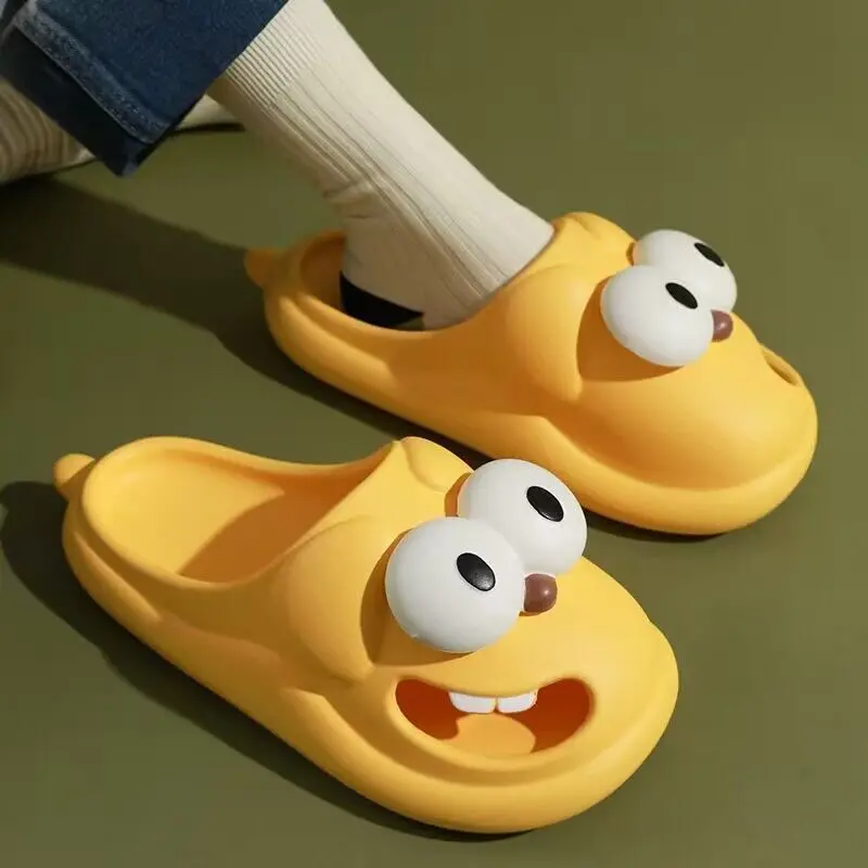 Cartoon Doggy Slippers Women Summer Cute Home Slippers Female Outdoor Flip Flops Ladies Bathroom Slides Light Indoor Sandals