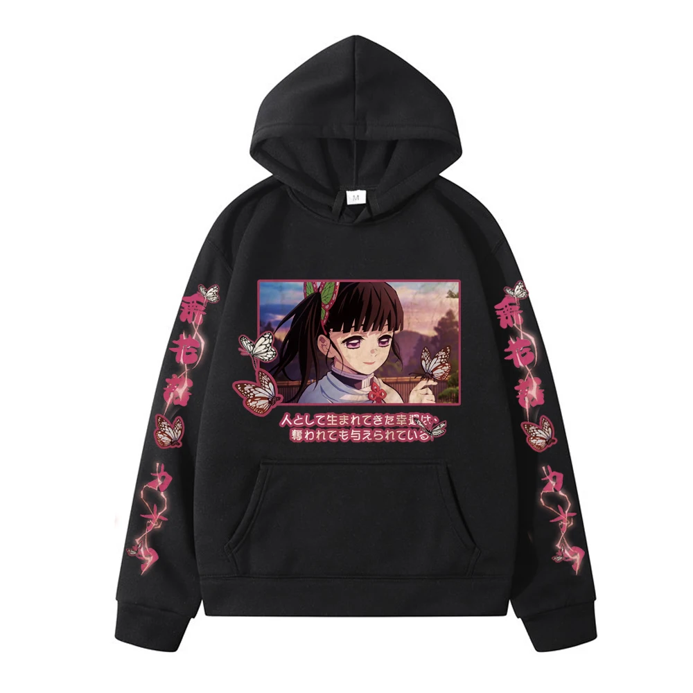

Demon Slayer Anime Hoodie Kamado Nezuko Printed Hoodies Hooded Sweatshirts Tops Pullovers Unisex Hip Hop Streetwear Sudaderas