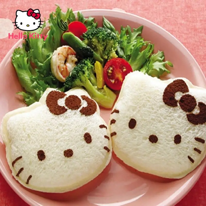 

Hello Kitty Bento Mold Homemade Bread Sandwich Sushi Rice Ball Mold Breakfast Cooking DIY Bento Tools Kitchen Accessories