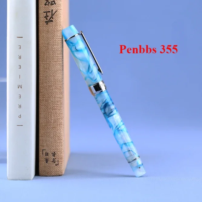 PENBBS 355 красивая импортная перьевая ручка из смолы прозрачный наконечник Da Ming F 0 5