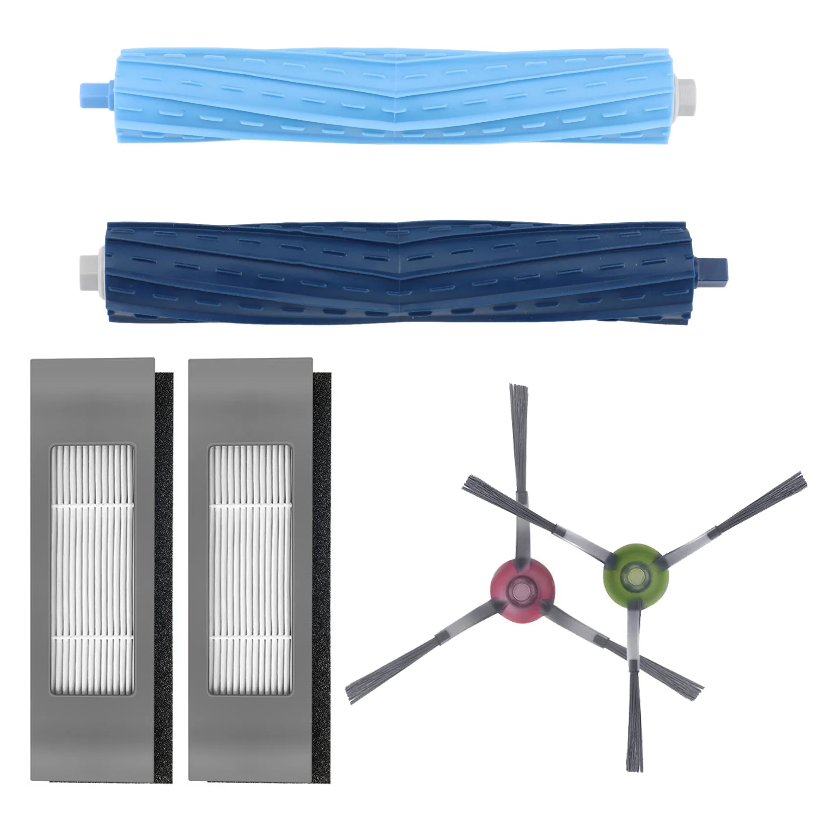 

6 шт., основная и боковая щетки, HEPA-Фильтр Для Ecovacs OZMO T9AIVI аксессуары для робота-пылесоса