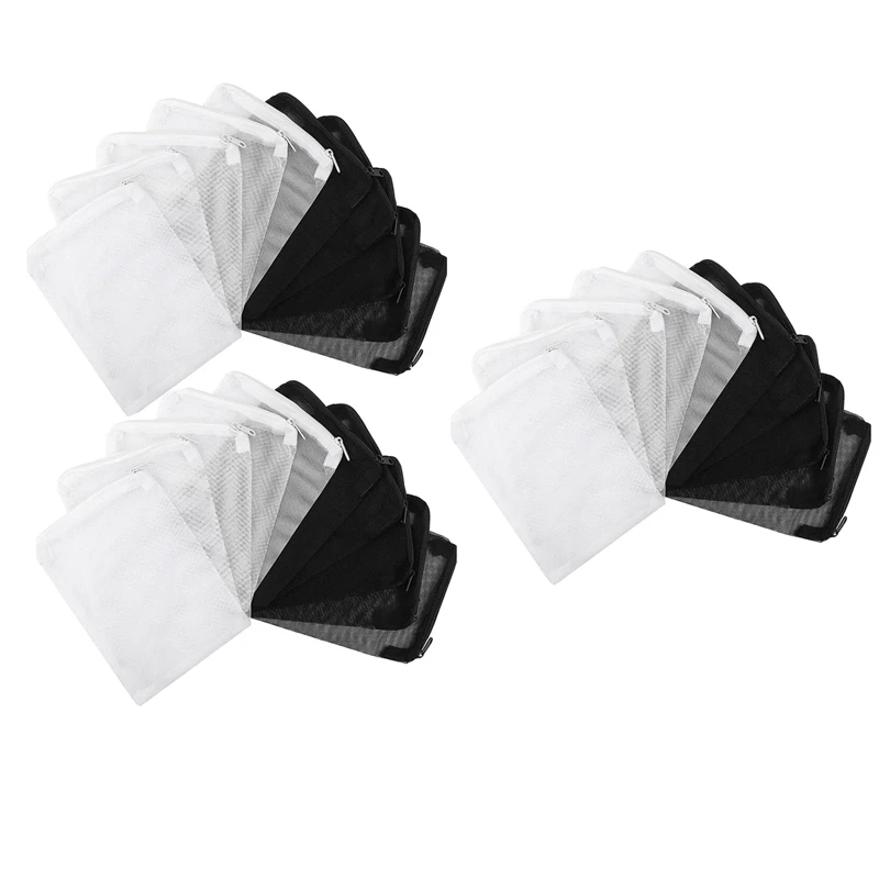 

Hot 30PCS Aquarium Mesh Media Filter Bags, Nylon Media Filter Mesh Bags with Zipper (for Particulate Carbon), Bio Balls