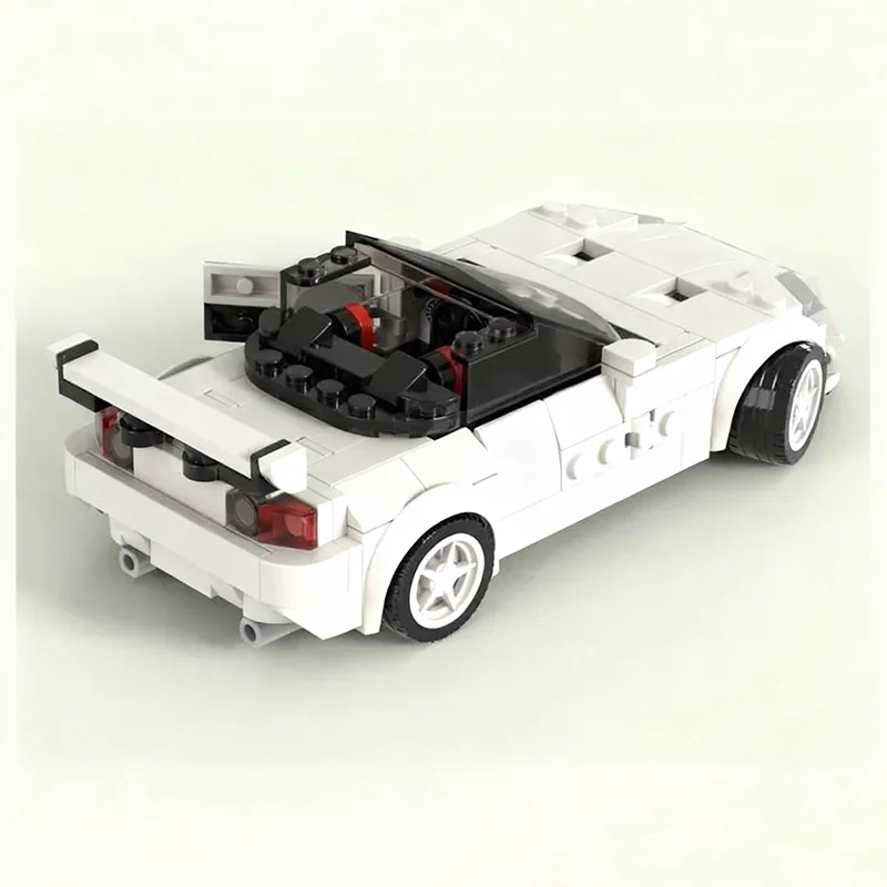 Фото Набор строительных блоков MOC Jp Cars City Champions Super Car, 438 деталей, модель автомобиля, архитектурный конструктор, праздничный подарок, игрушки, креативная идея для творчества, развивающая игрушка №4