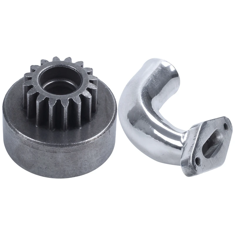 

Колокольчик сцепления 16T с одной передачей для 1/10 HSP 94188 Nitro & RC 1: 10 на внедорожник/багги/грузовик выпускной коллектор для HSP 02031