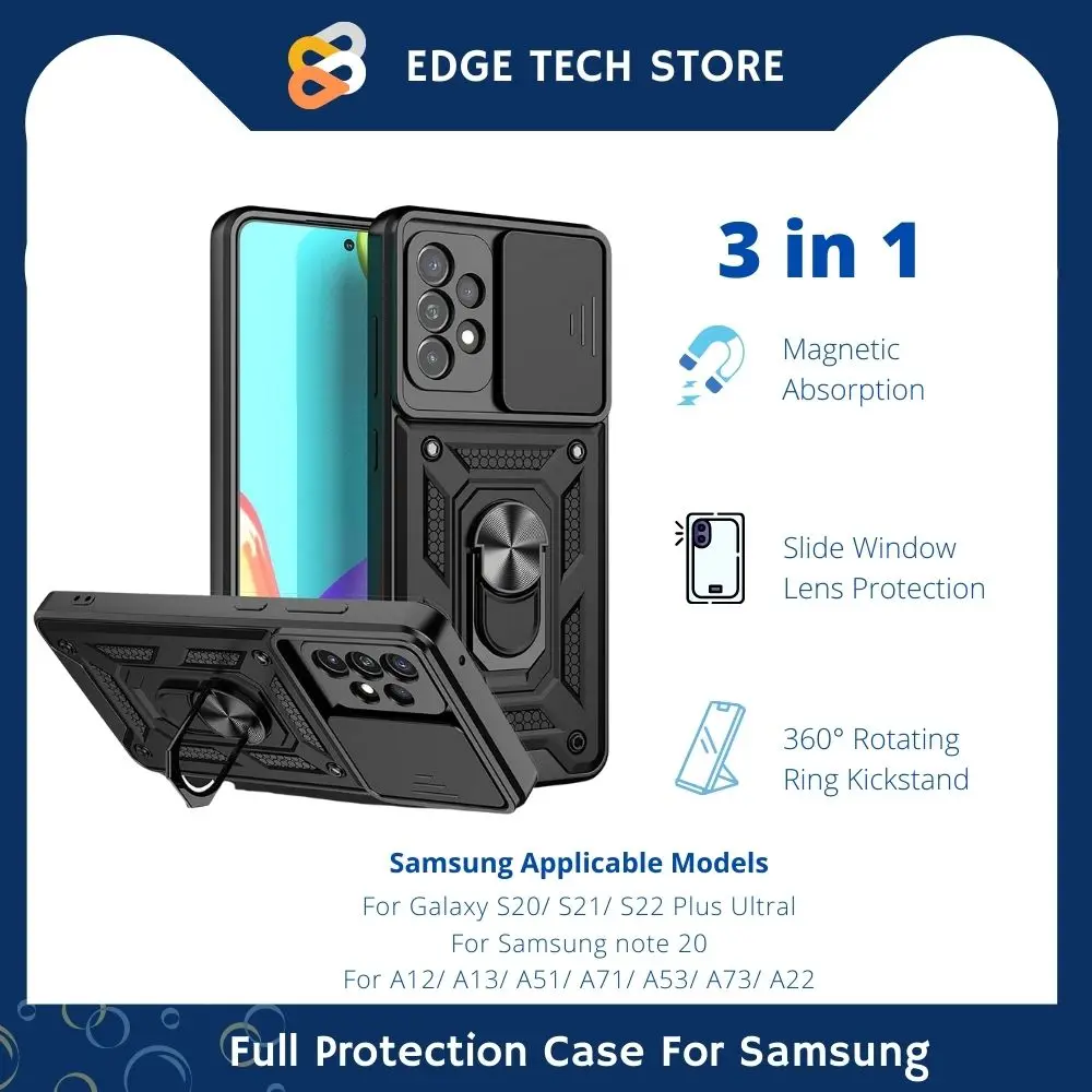 

Case For Samsung Galaxy S21 Ultra S22 Plus Note 20 Ultra S20 FE A12 A33 A52 A53 A73 A71 A72 Cover Protector Case Ring Holder