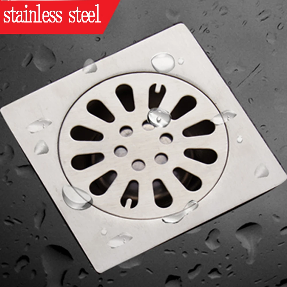 

Stainless steel floor drain deodorant project household bathroom balcony washing machine sewer toilet hotel deodorant floor drai