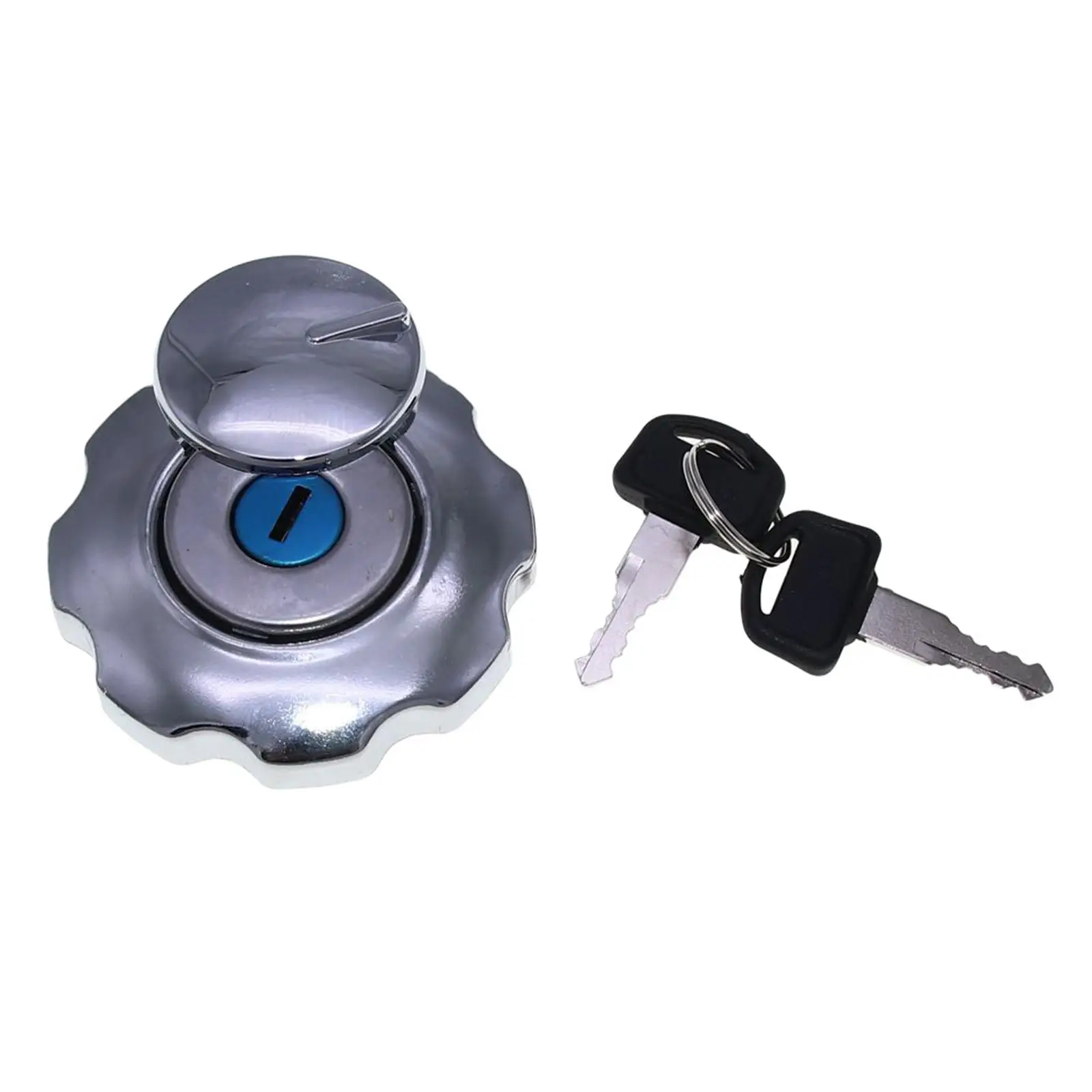 

Motorcycle Fuel Gas Tank Cover with Two Keys Spare Parts Corrosion Resistance Protection Fit for Honda CG125 Supplies Mounting