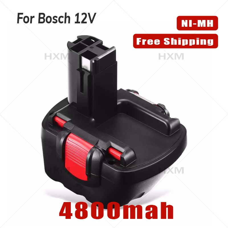 

Brand NEW For Bosch 12V 4800mah NI-MH Rechargeable Battery GSR 12V AHS GSB GSR 12 VE-2 BAT043 BAT045 BAT046 BAT049 BAT120 BAT139