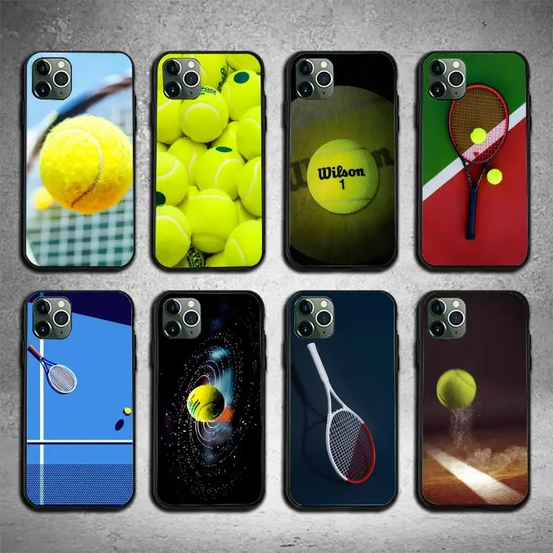 

Tennis Sport Tennis Racket Phone Case For Iphone 11 12 13 Pro Max 6s 7 8 Plus X Xr Xs Max Se 2020 13 Mini Case Cover