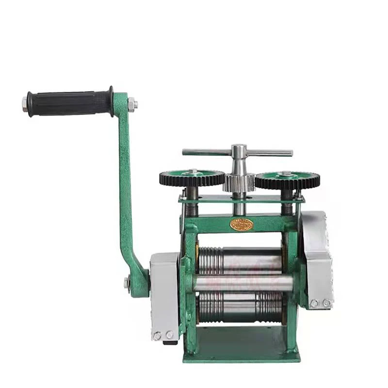 

Manual Jewelry Press Rolling Mill Machine Wire Flat Pattern Sheet Metal Jewelry Combination Rolling Mill Machine Distance