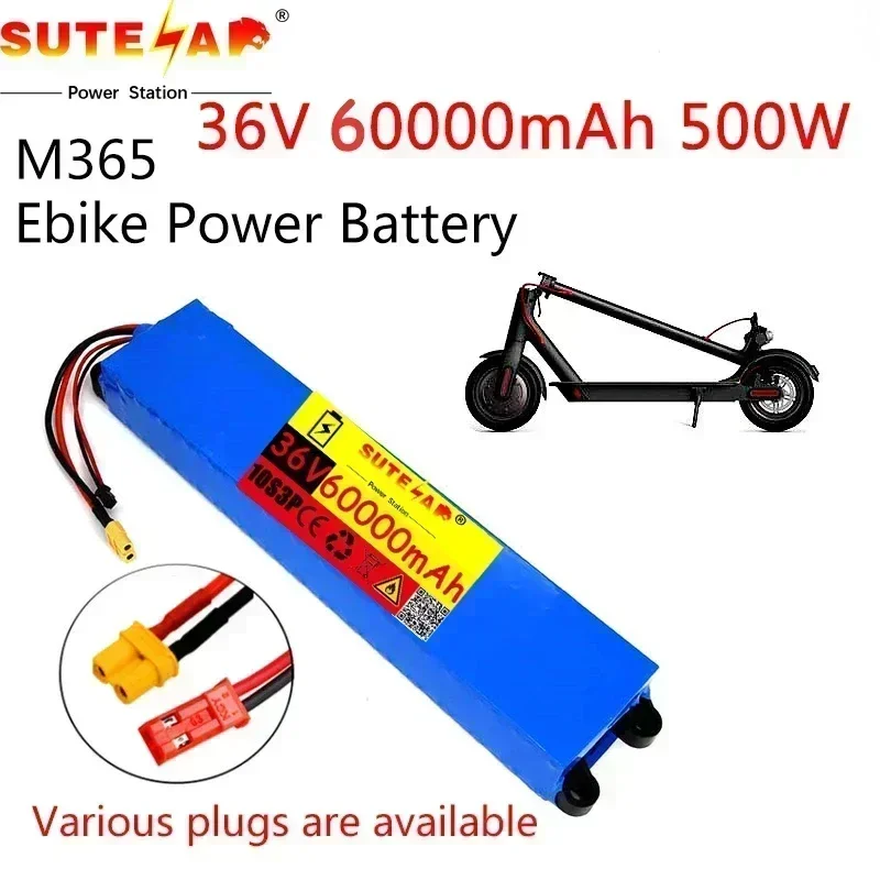 Литиевый аккумулятор 18650 10S3P 60000 мАч 500 Вт