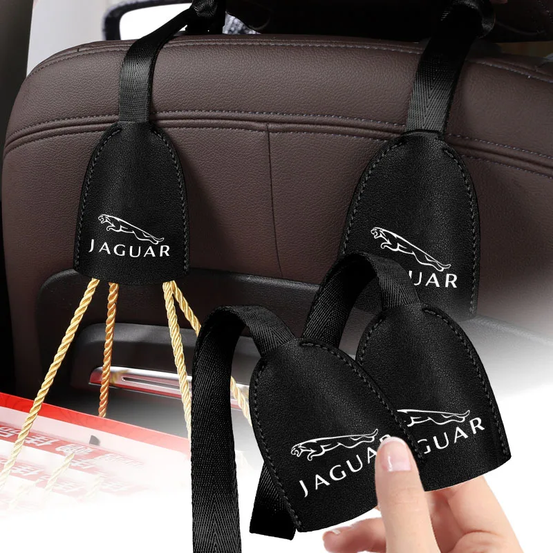 

Car Seat Back Hook Interior Portable Hanger Holder Storage for Jaguar F-TYPE F-PACE E-PACE I-PACE XF XE XJ X-Type Car Decoration