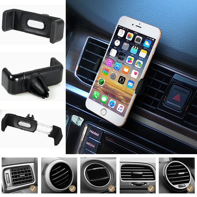 

Car Air Vent 360 Rotation Mini Adjustable Phone Holder Car Navigation Stands for IPhone Samsung Xiaomi Auto Interior Accessories