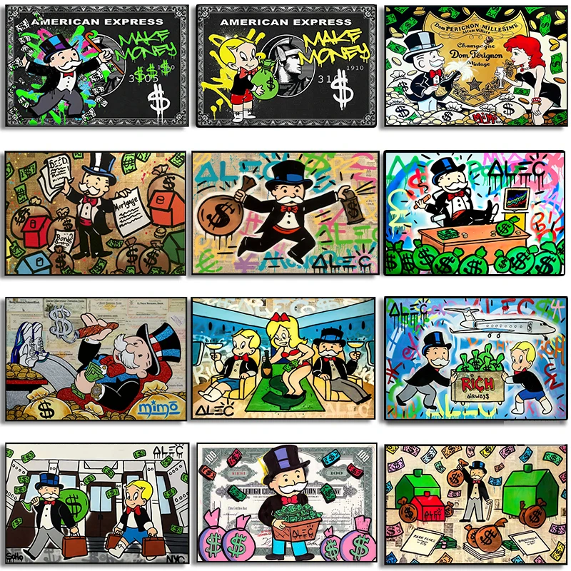 Alec Monopoly Postcards for Sale