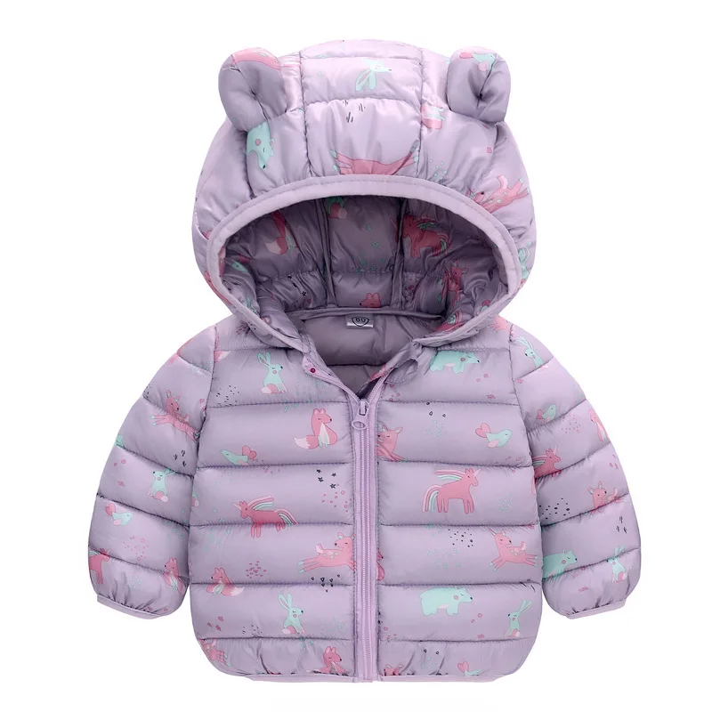 

Winter Parkas Jacket for Girl Hooded Children's Outerwear Windproof Coat for Girls Warm Unisex Boys Winter Jacket Thick Coat