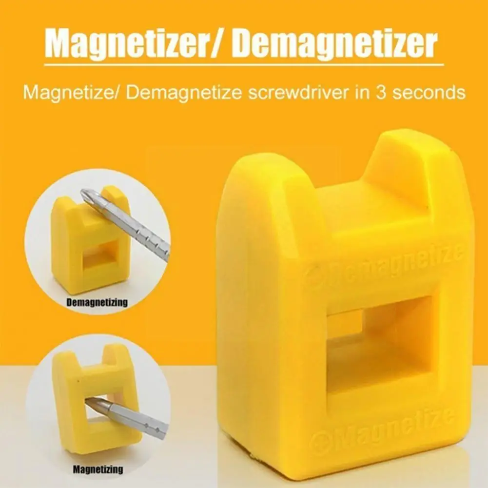 

Мини-отвертка 2 в 1, инструмент для размагничивания фарфора, размагничиватель, размагничиватель, мощное наполнение фарфора, быстро намагнич...