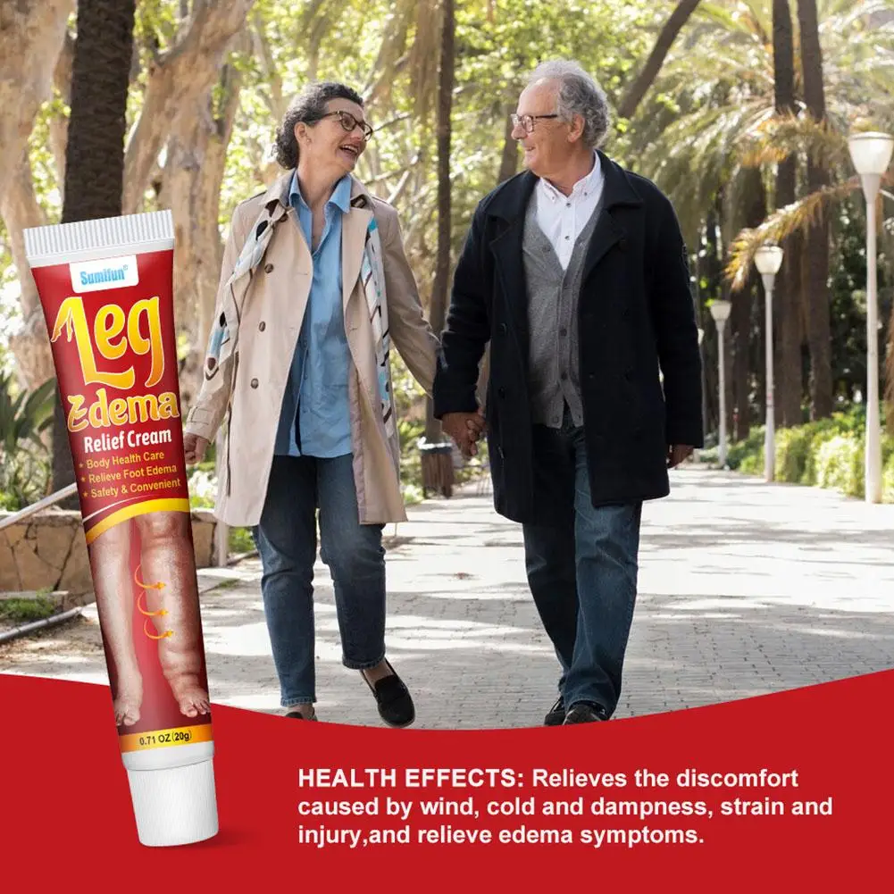 20 г крем для облегчения ног при кровообращении массажный от отеков опухания и