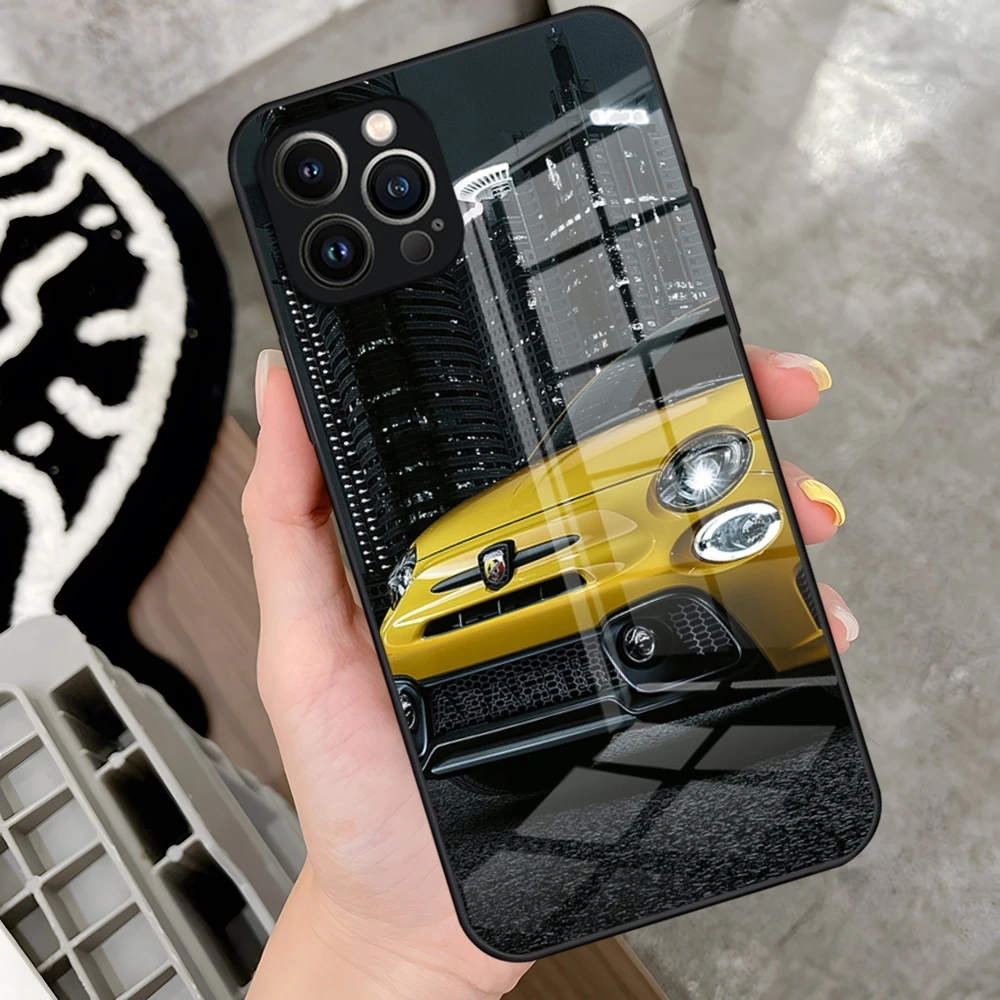 Итальянский автомобильный Abarth Новый чехол для телефона iPhone 15 Pro 14 13 12 11 Mini X XS XR Max 6 8