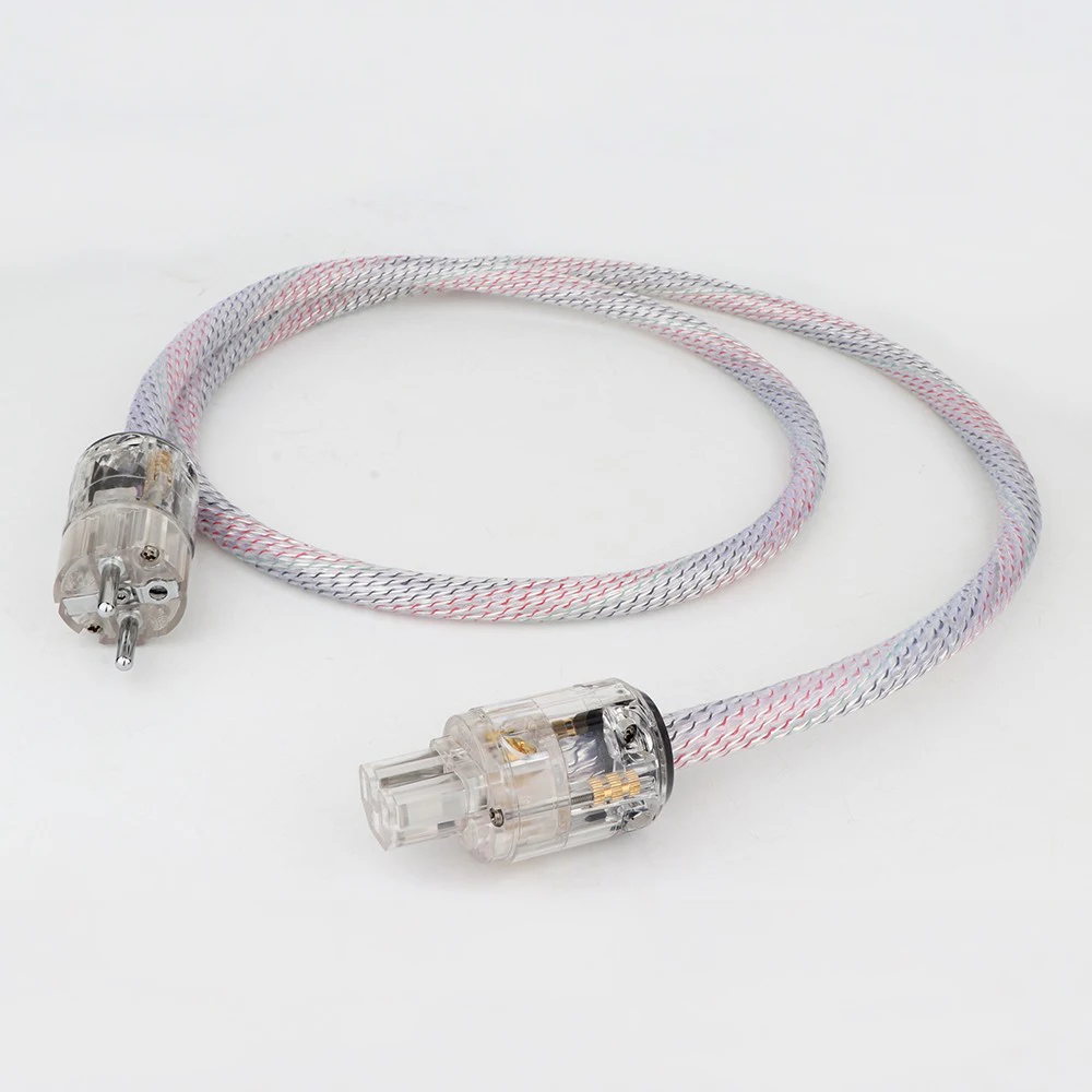 

Кабель питания Valhalla, шнур питания стандарта 7N OFC с европейской вилкой, усилитель, декодер для CD, провод питания, штепсельная вилка