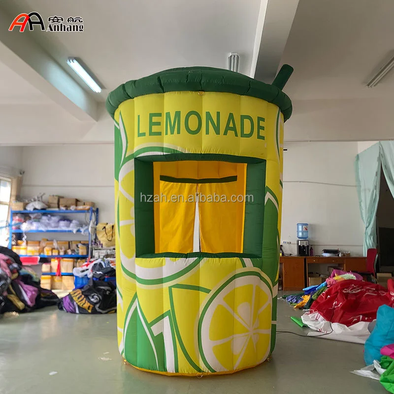 

Бесплатная доставка, коммерческий надувной стенд Lemonade для праздника, палатка для ЛИМОННЫХ напитков