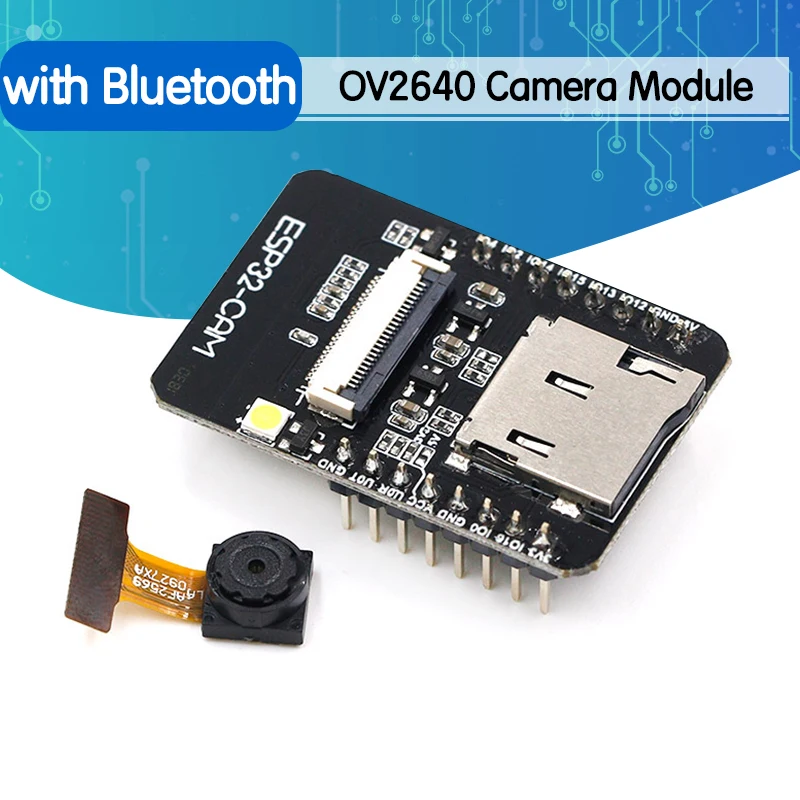 

ESP32-CAM WiFi модуль ESP32 последовательный к WiFi ESP32 CAM макетная плата 5V Bluetooth с модулем камеры OV2640