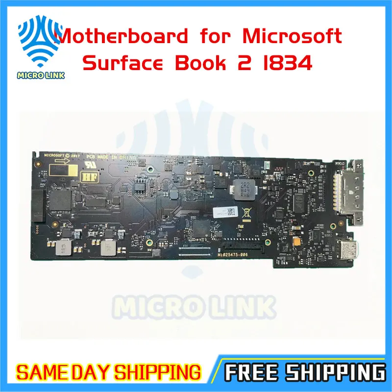 

Оригинальная логическая плата клавиатуры для Microsoft Surface Book 2 1834, основная плата, материнская плата