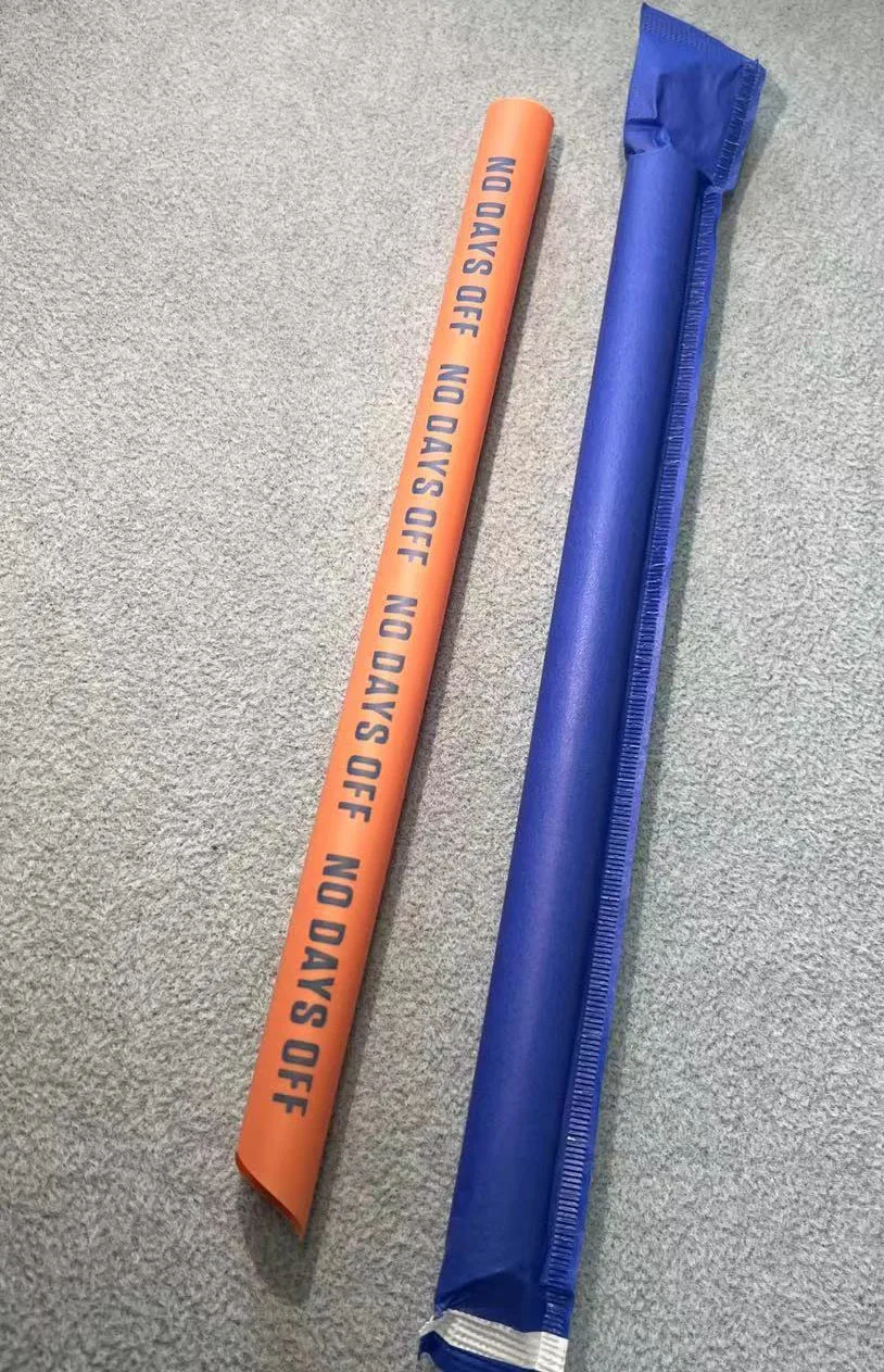 12 мм одноразовая пластичная соломинка с независимой упаковкой магазин молочного