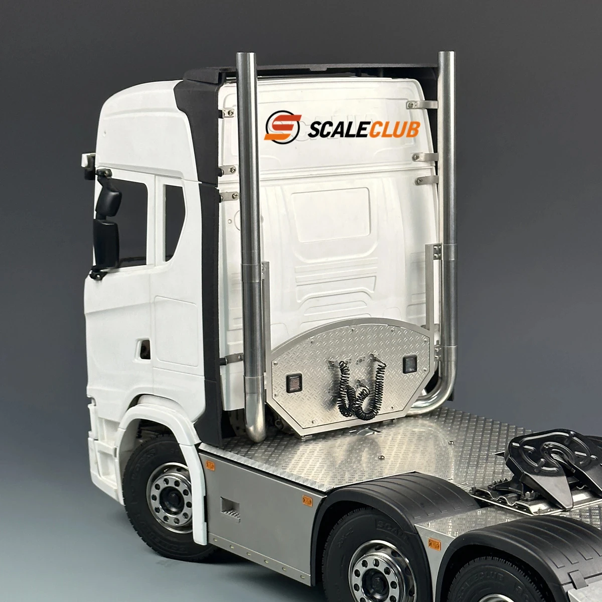 Модель выхлопного дымохода в масштабе для Tamiya RC самосвал SCANIA 770S 56368 VOLVO BENZ Arocs MAN LESU