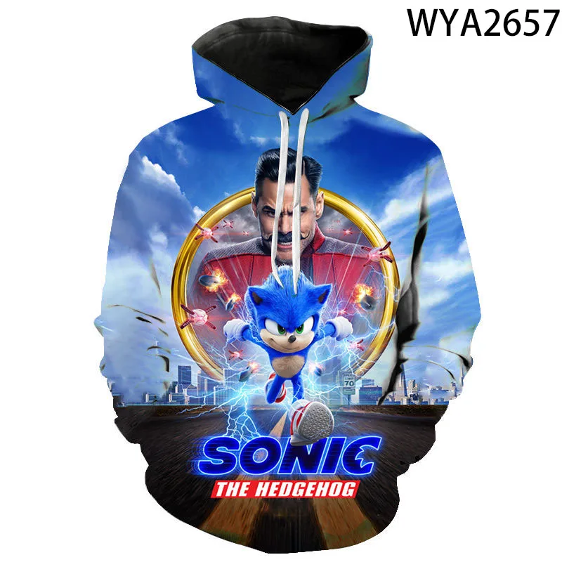 

Детский свитшот для мальчиков и девочек, с 3D-принтом