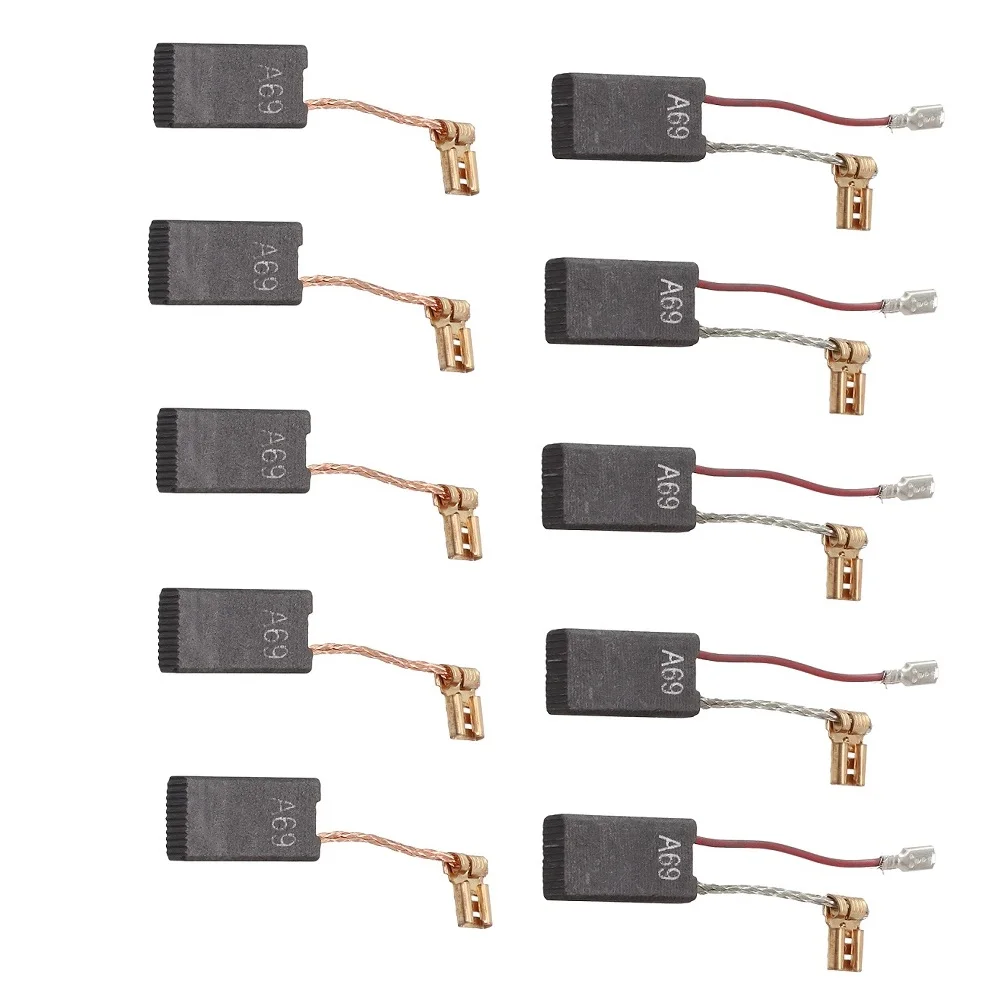 10 шт угольные щетки для Bosch 1617014135 GBH5-40DE и GBH7-45DE Запасные части электрической дрели