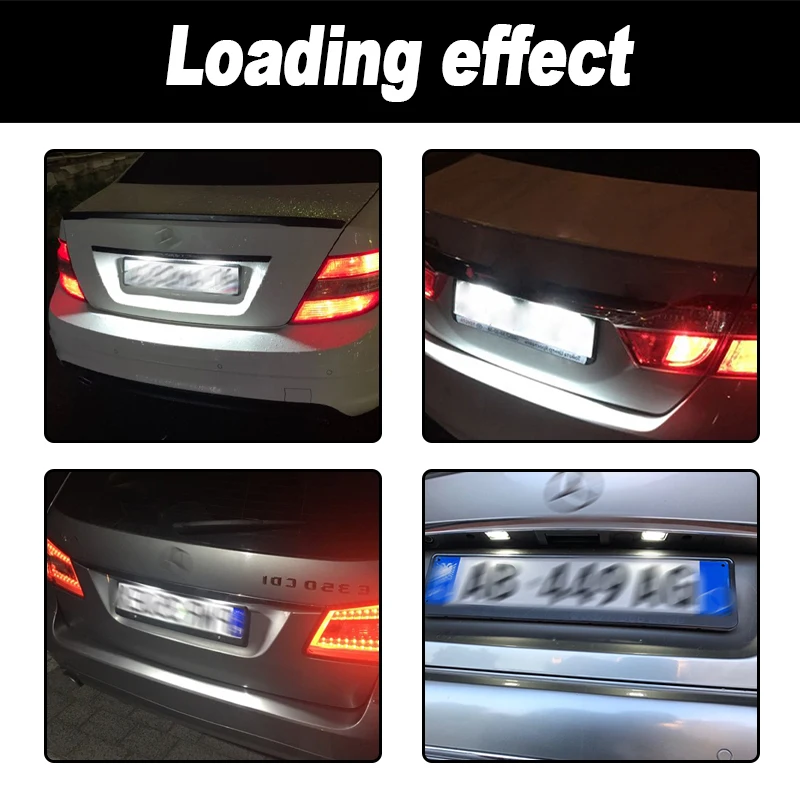 2 шт. фонарь для автомобильного номерного знака 1J6943021B Beetle 2006 2010 GOLF MK4 1998 2000 2004 Lupo