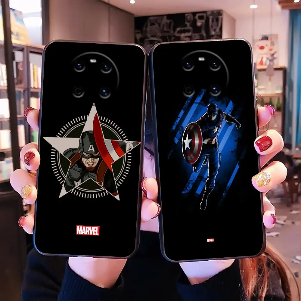 

Y9 Case For Huawei Mate 40 RS 50 50E Nova 8i 8 9 Y60 Y61 Y70 10 Pro Plus 10z SE 4G Y6 Y7 Y9 Y6p Y9a Y7a Captain America Avengers