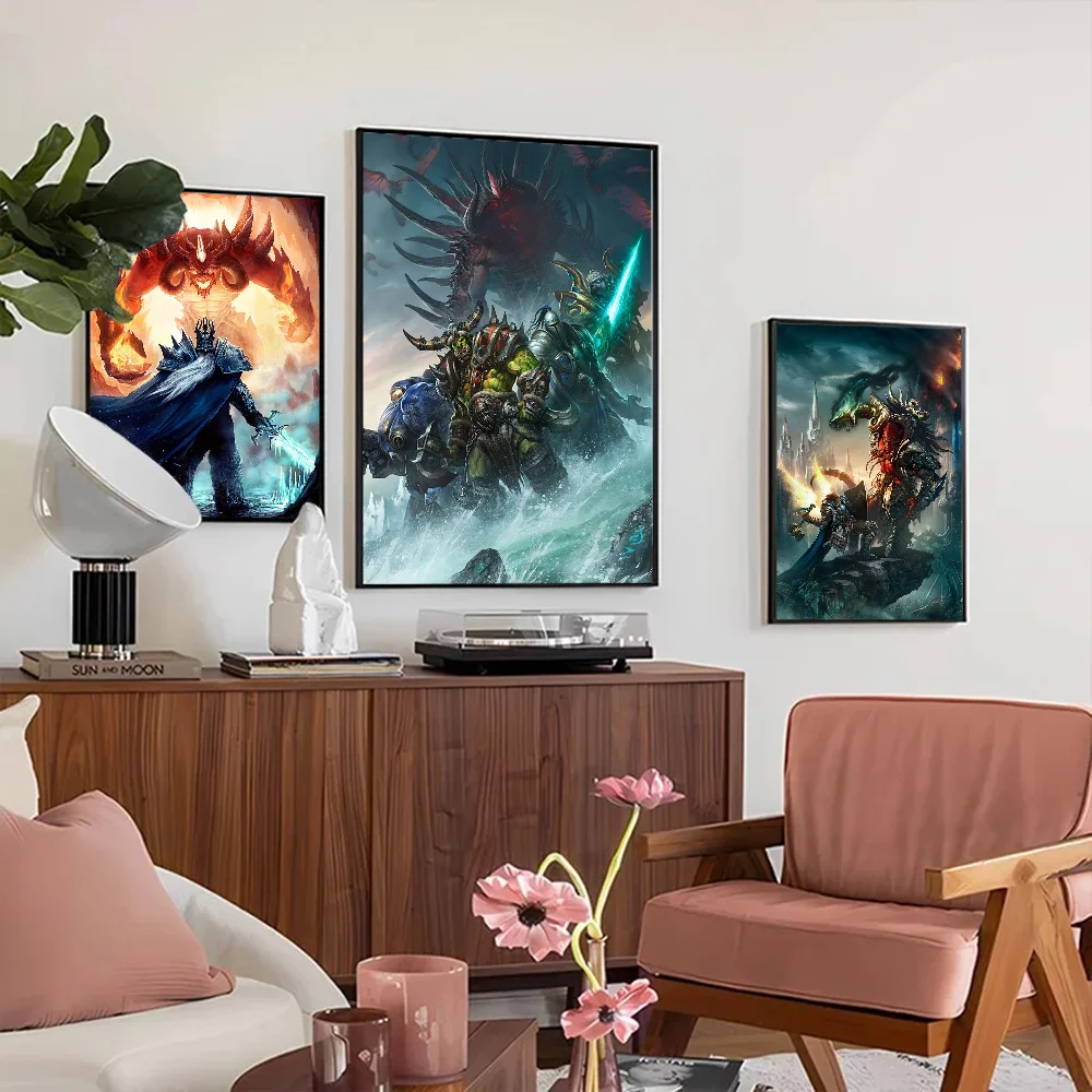 Игровой плакат World of Warcraft высококачественные принты и плакаты высокого качества