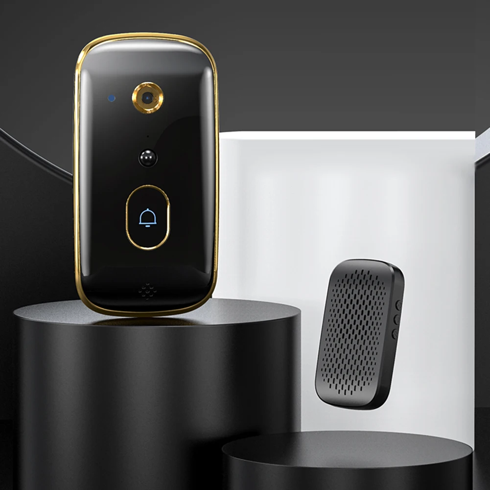 

Digital Peephole Door 1080P Intellige Wireless Doorbell Outdoor APP Control Voice Changer PIR Motion Detection for Home Security