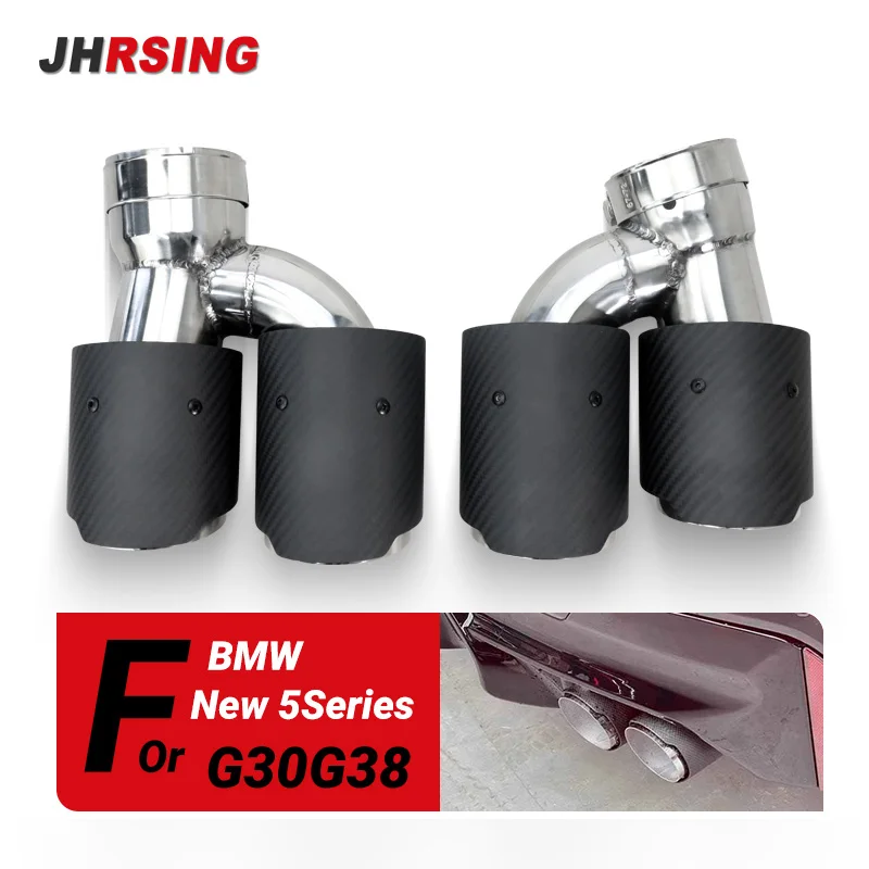 

1Set Exhaust Tips for BMW G30 G38 520 525 530 520i 525i 530i Carbon Fiber Muffler Pipe Tailpipe