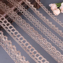 Many Styles of Gold and Silver Thread Handcraft Lace DIY Rose Gold Decorative Curtains Clothing Accessories Lace