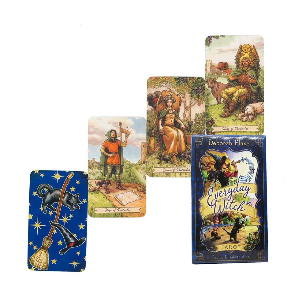Новые повседневные карты Таро-ведьмы PDF-руководитель игра на - Цена: 7.61