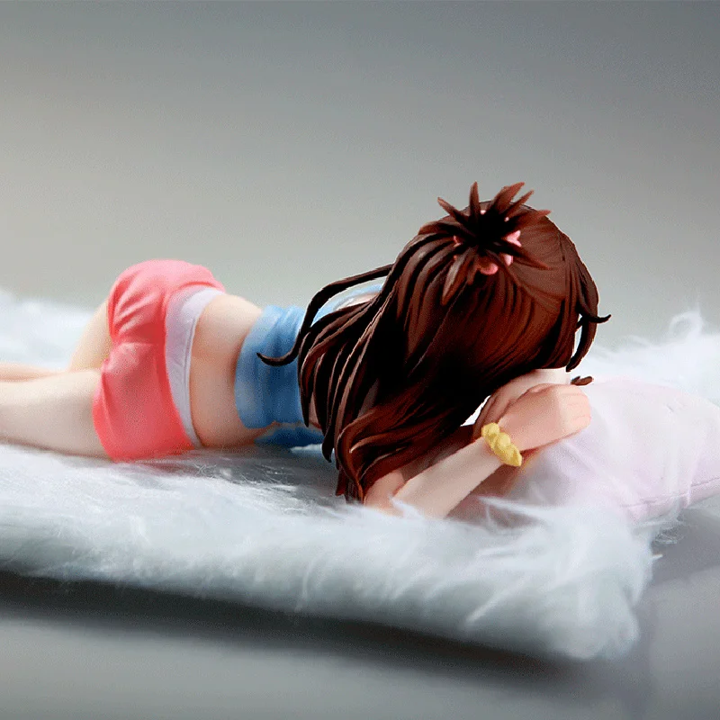 

Игрушки в стиле аниме To LOVE, строительные модели, привлекательная девушка, съемное положение сна, основа для сцены, 23 см, ПВХ коллекционные иг...