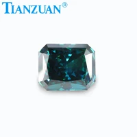 high quality ink blue color loose cz stone cubic zirconia stone synthetic gems beads jewelry making