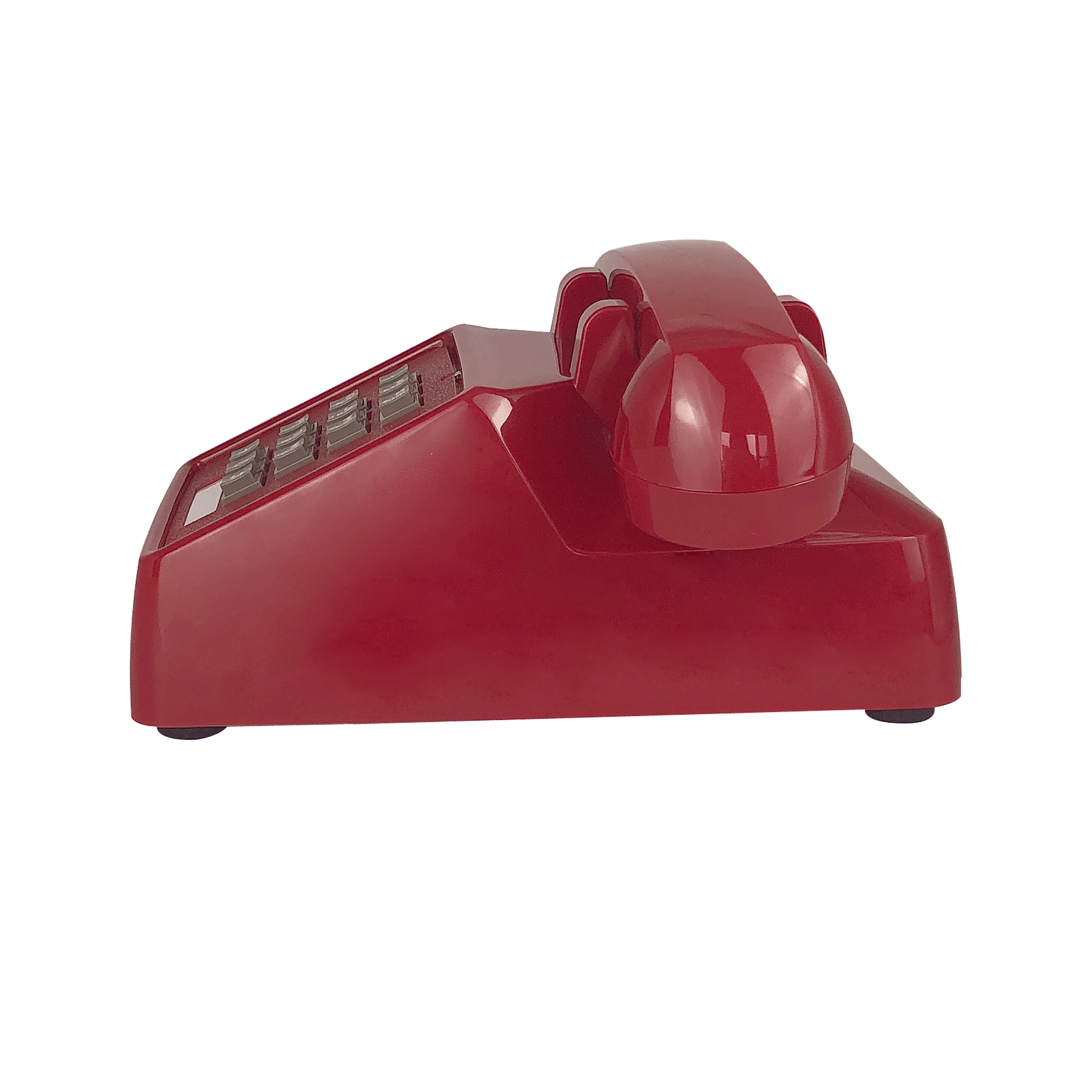 corded retro home telephones classic analog red phone vintage antique old fashion landline telephones for home office hotel free global shipping