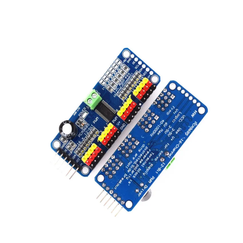 16-канальная 12-битная PWM плата драйвера серводвигателя PCA9685 контроллер I2C